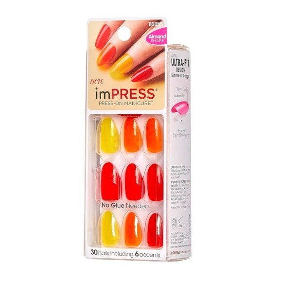 KISS imPRESS Press On Manicure One-Step Gel Nails - "Ten Different Looks" NEW! - Picture 2 of 5